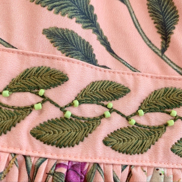 Agua by Agua Bendita Alga Pacifico tiered cotton midi dress - Picture 12 of 14